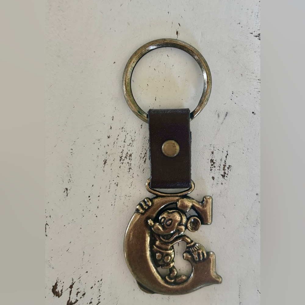Disney Mickey Mouse “G” Keychain